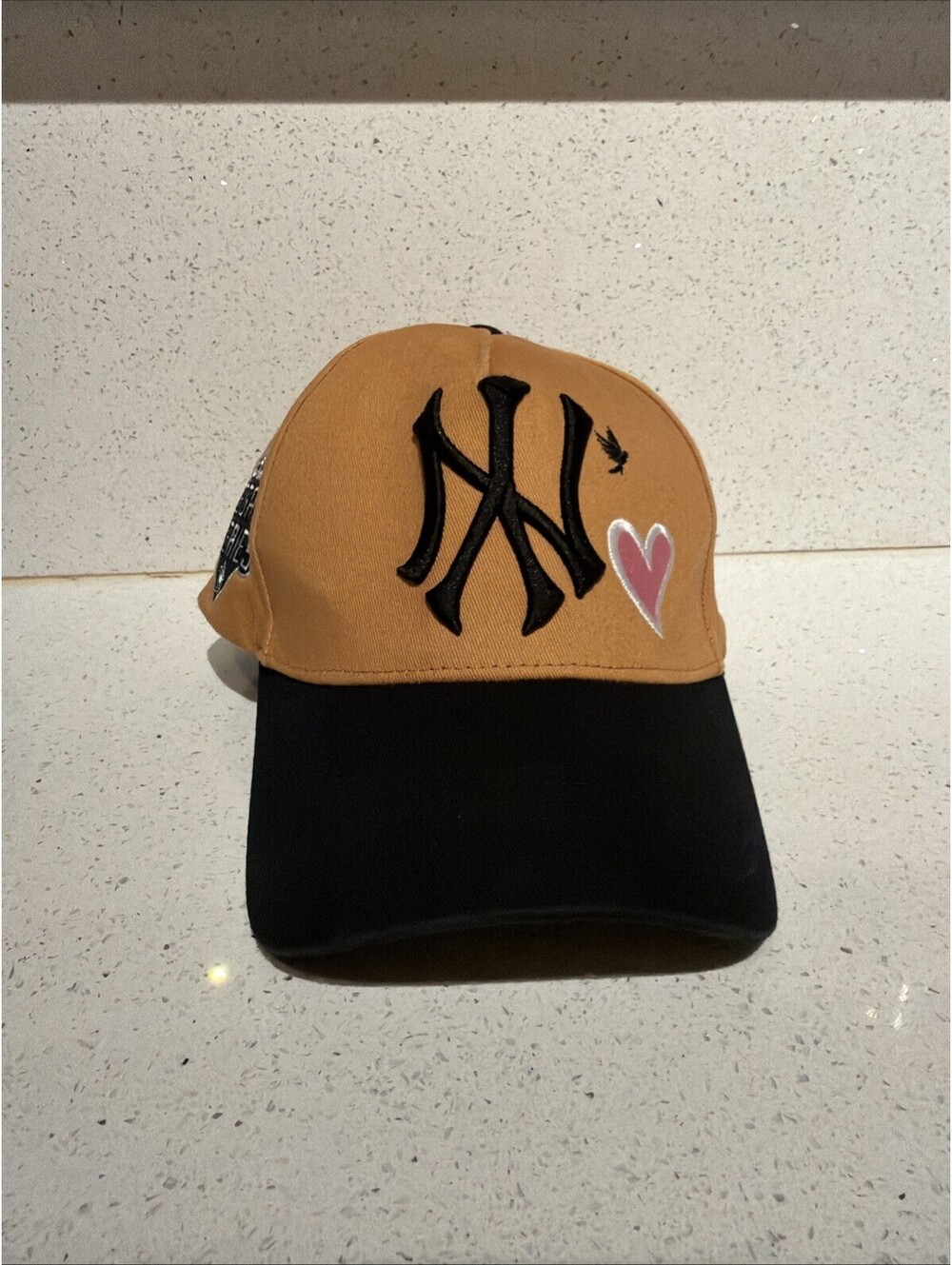 The Retro Collection NY Yankees Legacy Hat Wheat Black John 3:16